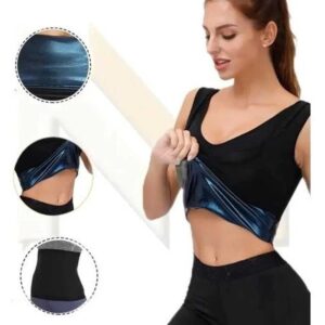 Camiseta Polera Neopreno Quema Grasa Termoactiva Sauna Mujer - LhuaStore