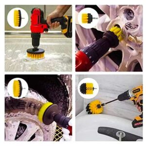 Kit De 3 Cepillos Para Taladro Pulidora Limpieza Auto Tapiz