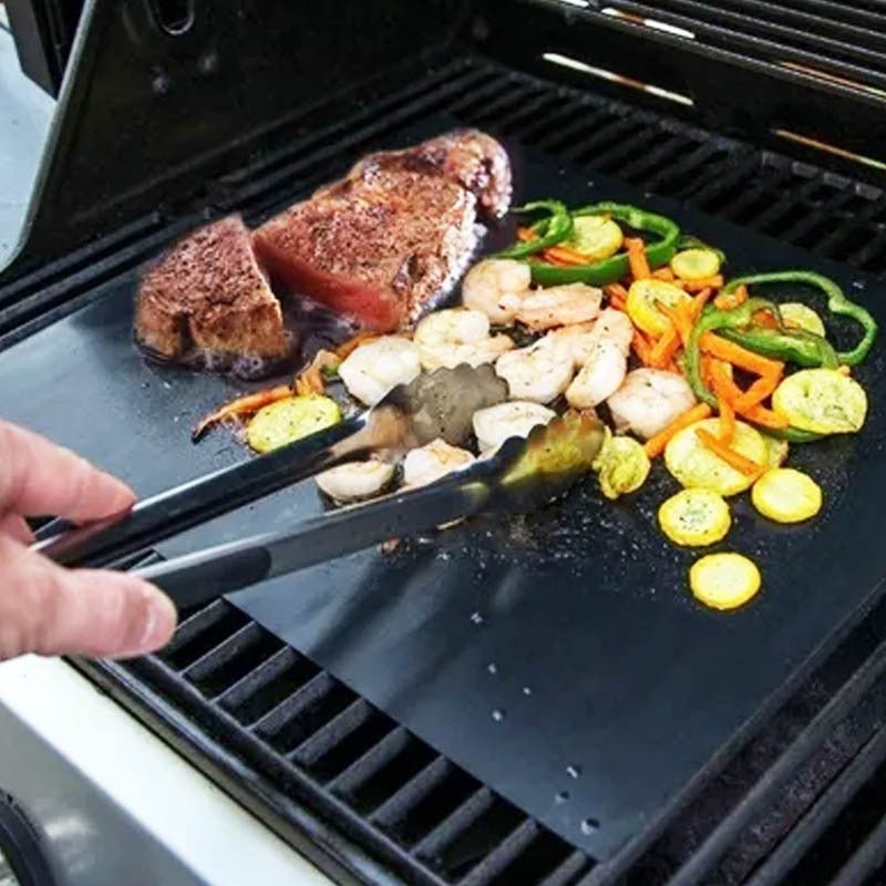 Lámina Antiadherente Teflón Mat De Parrilla Asado Y Horno