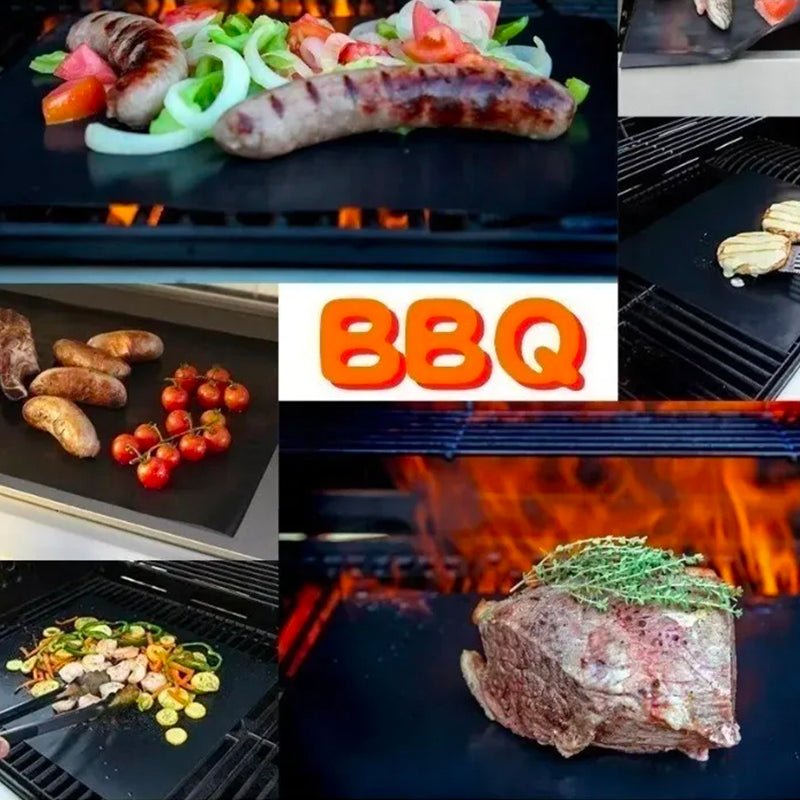 Lámina Antiadherente Teflón Mat De Parrilla Asado Y Horno