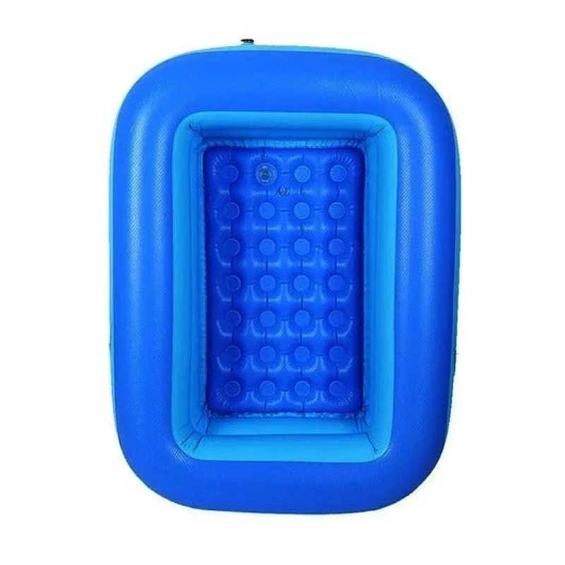 Piscina Inflable 1.2mts Rectangular Fondo Acolchada Colores