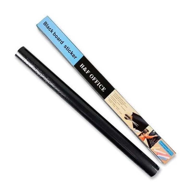 Pizarra Sticker Negro Vinilo + Tizas Surtidas