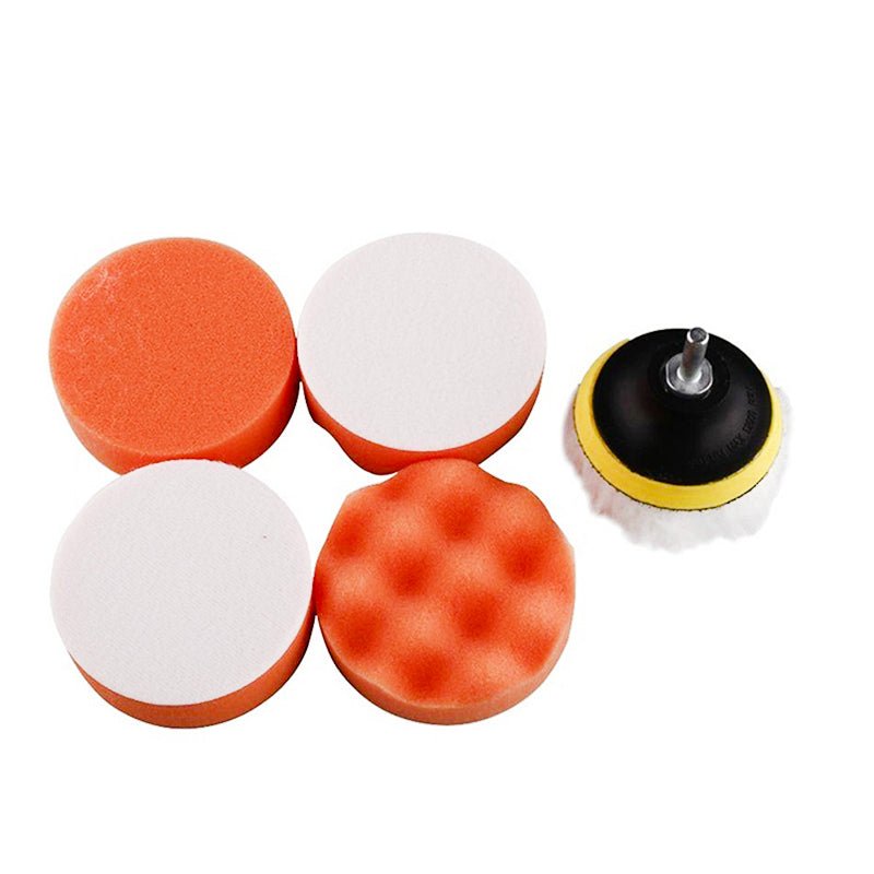 Set 7 Accesorios Discos Esponjas Pulir Pulidoras Auto