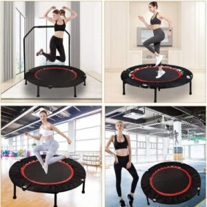 Trampolin Fitness 100cm Con Soporte Power Jump