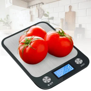 Balanza Cocina Digital 10kg Alta Precisión Acero Inoxidable