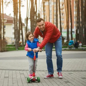 Scooter Monopatin Rupu Freestyle Niños Regulable Rueda Led